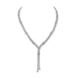 NO RESERVE – SET OF DIAMOND NECKLACE AND EARRINGS - фото 4