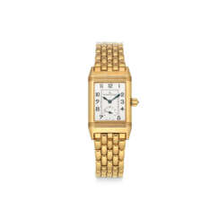 NO RESERVE - JAEGER-LECOULTRE GOLD AND DIAMOND 'REVERSO' WRISTWATCH