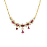 RUBY-DIAMOND-NECKLACE - photo 1