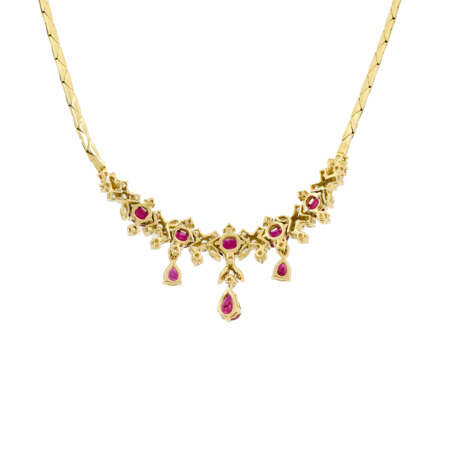 RUBY-DIAMOND-NECKLACE - photo 2