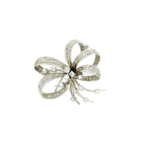 BOW-DIAMOND-BROOCH - photo 1