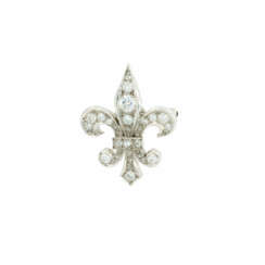 DIAMOND BROOCH "FLEUR DE LIS"