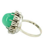 CHRYSOPRASE-DIAMOND RING - photo 4