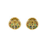 GEMSTONE-DIAMOND-EAR-CLIPS - фото 2