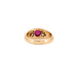 THREE GEMSTONE-DIAMOND-RINGS - photo 3