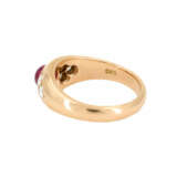 THREE GEMSTONE-DIAMOND-RINGS - photo 5