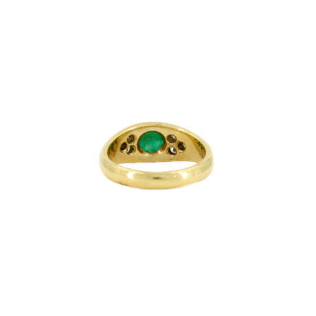 THREE GEMSTONE-DIAMOND-RINGS - photo 7
