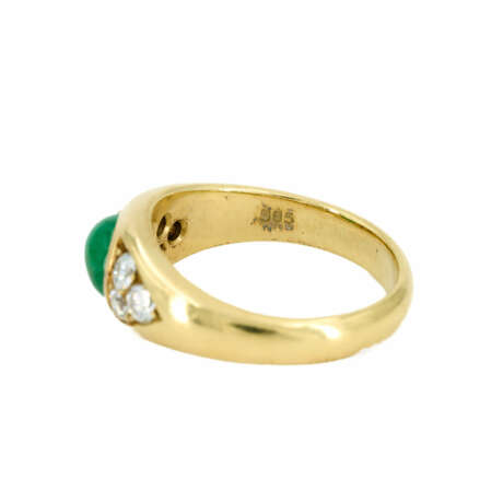 THREE GEMSTONE-DIAMOND-RINGS - photo 8