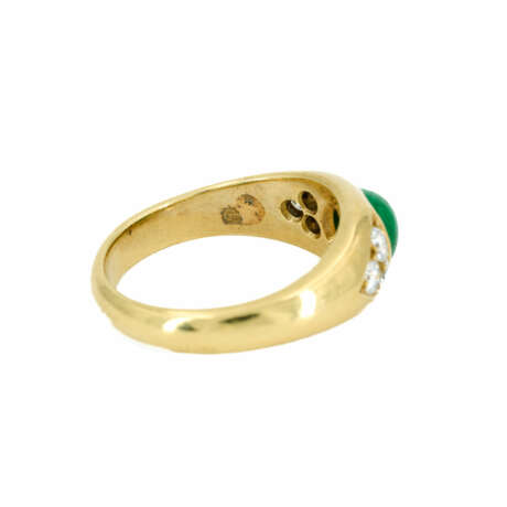 THREE GEMSTONE-DIAMOND-RINGS - photo 9