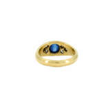 THREE GEMSTONE-DIAMOND-RINGS - photo 11