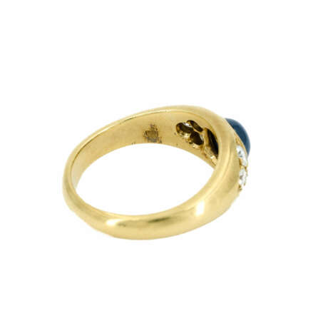 THREE GEMSTONE-DIAMOND-RINGS - photo 13