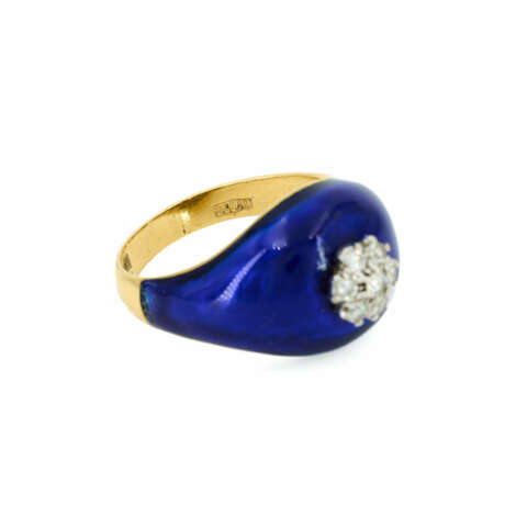 Enamel-Diamond-Ring - фото 4