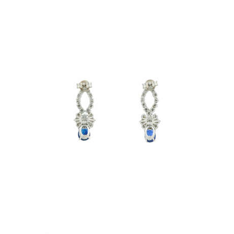 SAPPHIRE-DIAMOND-EARRINGS - photo 2