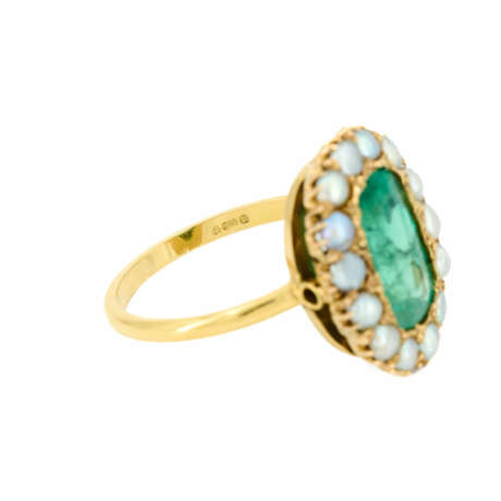 COLOMBIAN-PEARL-EMERALD-RING - photo 4