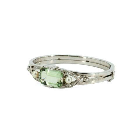 PEARL-HELIODOR-DIAMOND-BANGLE - photo 1
