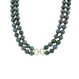 PEARL-DIAMOND-SET: NECKLACE AND BRACELET - photo 2