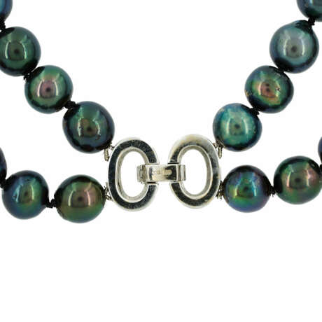 PEARL-DIAMOND-SET: NECKLACE AND BRACELET - photo 4