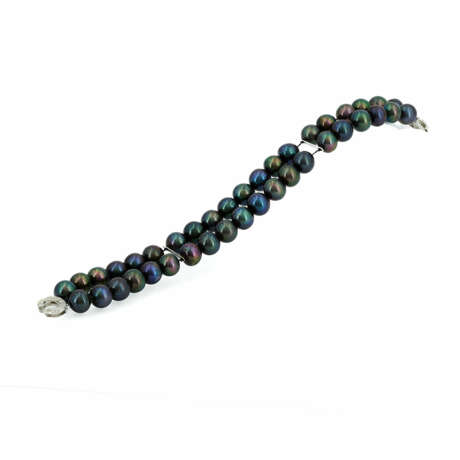 PEARL-DIAMOND-SET: NECKLACE AND BRACELET - photo 5