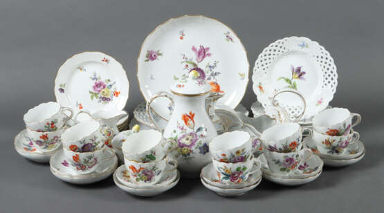 Meissen-Kaffeeservice für mind. 5 Personen 27x 185… - фото 1