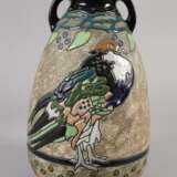 Amphora Vase mit Vogeldekor - photo 2