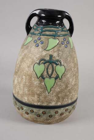 Amphora Vase mit Vogeldekor - photo 3
