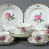 21-tlg. Konvolut ''Rote Rose'' Meissen, überw. nac… - photo 1