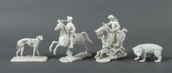 Konvolut von 4 Nymphenburg-Figuren Nach 1900, Porz… - Foto 1