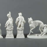 5 Nymphenburg-Figuren Nach 1900, Weißporzellan, gl… - Foto 1