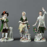 3 variierende Porzellanfiguren Sitzendorfer Porzel… - photo 1