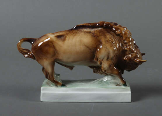''Bison'' Zsolnay Pecs, Ungarn, 20. Jh., Porzellan… - photo 2