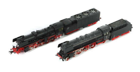 2 x Dampflokomotive Märklin, Spur H0, 1 x Nr. 3417… - фото 1
