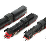 4 x Dampflokomotive Märklin, Spur H0, 1 x Nr. 3708… - photo 1
