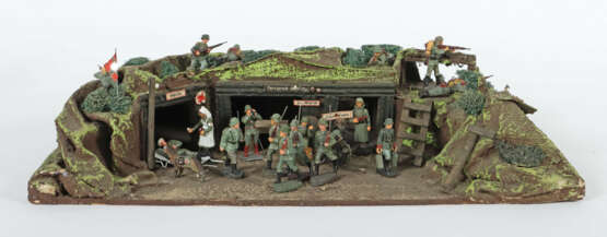 Gefechtsstand und 20 Soldaten Hausser, ca. 1935, G… - photo 1