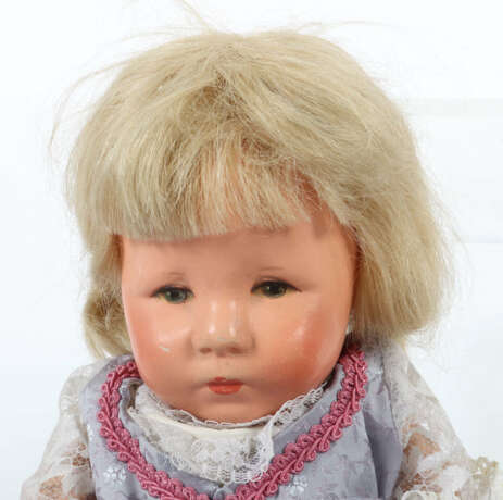 Puppe Käthe Kruse, ca. 1957, Stoffkopf m. 3 Hinter… - photo 2