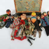 Kleines Kasperletheater bez. Guignol, Holz, lithog… - Foto 2