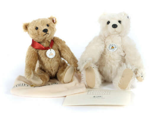 2 Teddybären Steiff, neuzeitlich, Club Edition, 1 … - photo 1