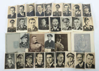 Ritterkreuzträger Postkarten und Blattsammlung 28 …