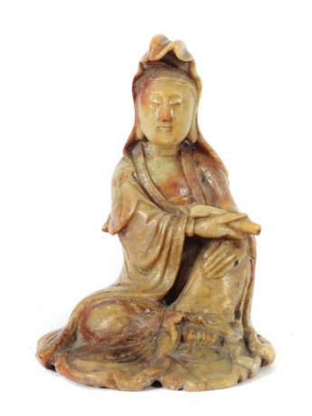 Guanyin China, Mitte 20. Jh., Speckstein, geschnit… - Foto 1