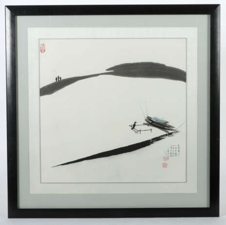 Künstler des 20./21. Jh. China, Mischtechnik/Papie… - photo 2