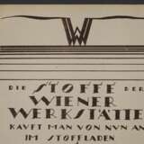 Seltenes Werbeblatt Wiener Werkstätte - Foto 3