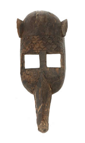 Tiermaske der Dogon Mali, Holz, schnabelförmiges T… - фото 1