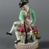 ''Knabe mit Hund und Flinthe'' Meissen, 1850-1924,… - Foto 1