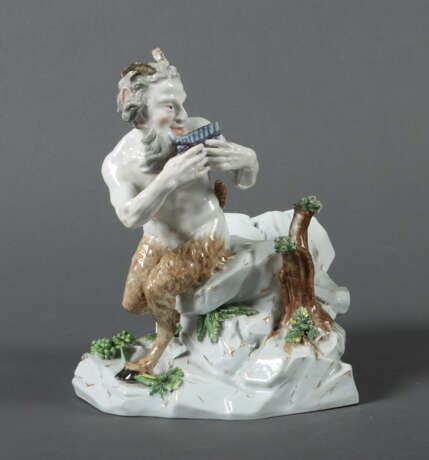 ''Faun mit Flöte'' Meissen, wohl 1850-1924, Porzel… - photo 1