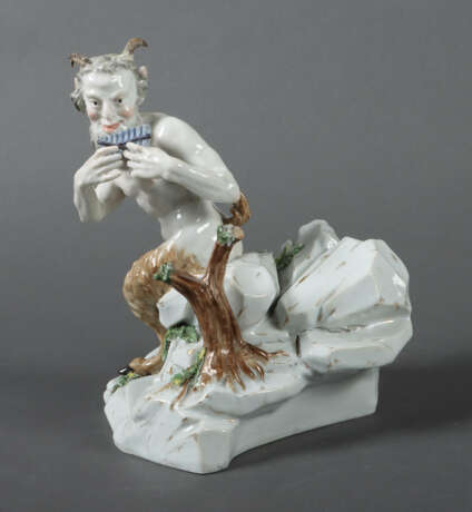 ''Faun mit Flöte'' Meissen, wohl 1850-1924, Porzel… - photo 2