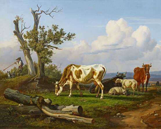 Klein, Johann Adam. Kühe auf der Weide. - Foto 1