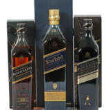 3 Flaschen Johnny Walker 1x Johnnie Walker, Blue L… - фото 1