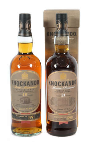 2 Flaschen Knockando-Whisky 1x Master Reserve, Sin… - Foto 1