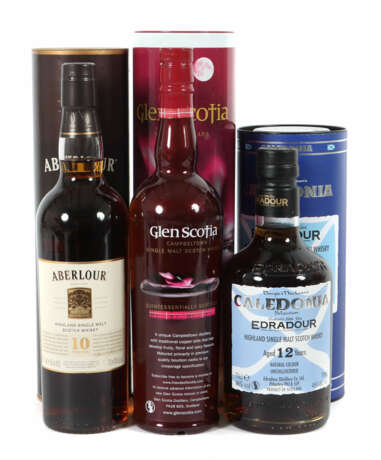 3x Single Malt Scotch Whisky 1x Glen Scotia, Campb… - photo 1