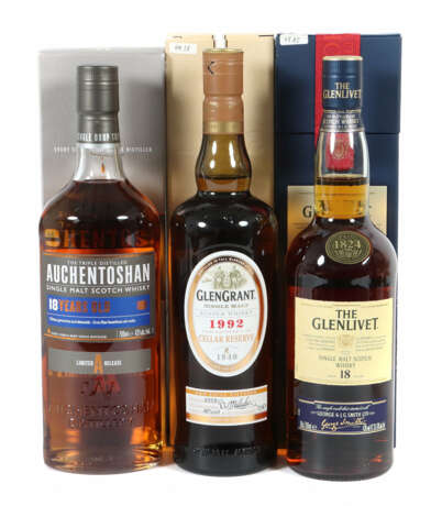 Konvolut von 3 Flaschen Single Malt Scotch Whisky … - photo 1