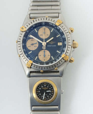 Herrenarmbanduhr 20. Jhr., Breitling, Stahl und Ge… - photo 1